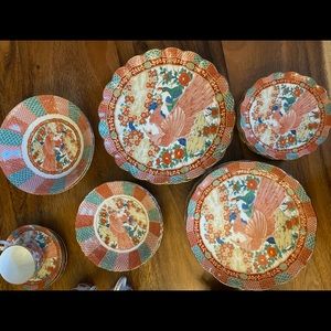 Gumps San Francisco Imari Peacock china